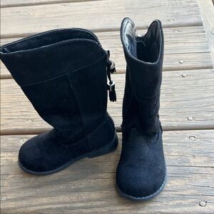 Kids Black Boots